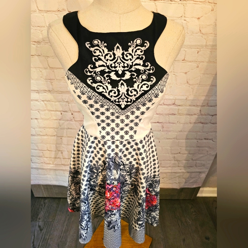 Asos Ginger Fizz Marie Antoinette Baroque Skater Dress | UK 8/US 4 | EUC